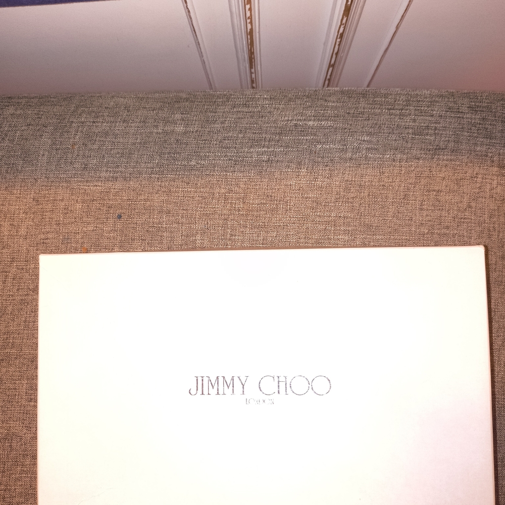 Jimmy Choo Scarlet Heels with Button Accent - Picture 2 of 4